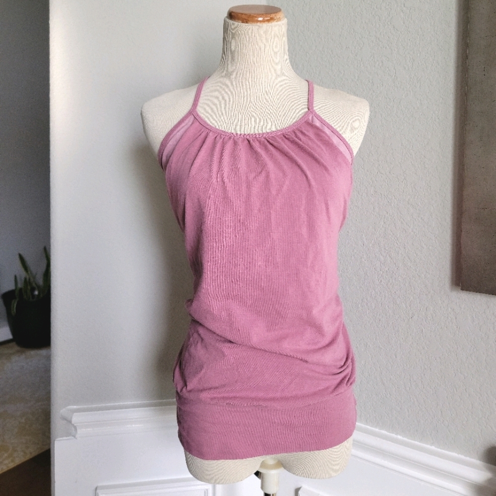 New Hard Tail Pink Yoga Support Top Size L